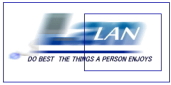 株式会社ランの共通イメージ（LANのロゴ）